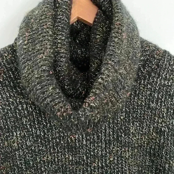 Cowl Neck  Poncho Style Sweater Size L - Picture 5 of 8